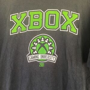 Men's XBOX Gaming University Graphic T Shirt Size XL Gamer Video Games Nerd